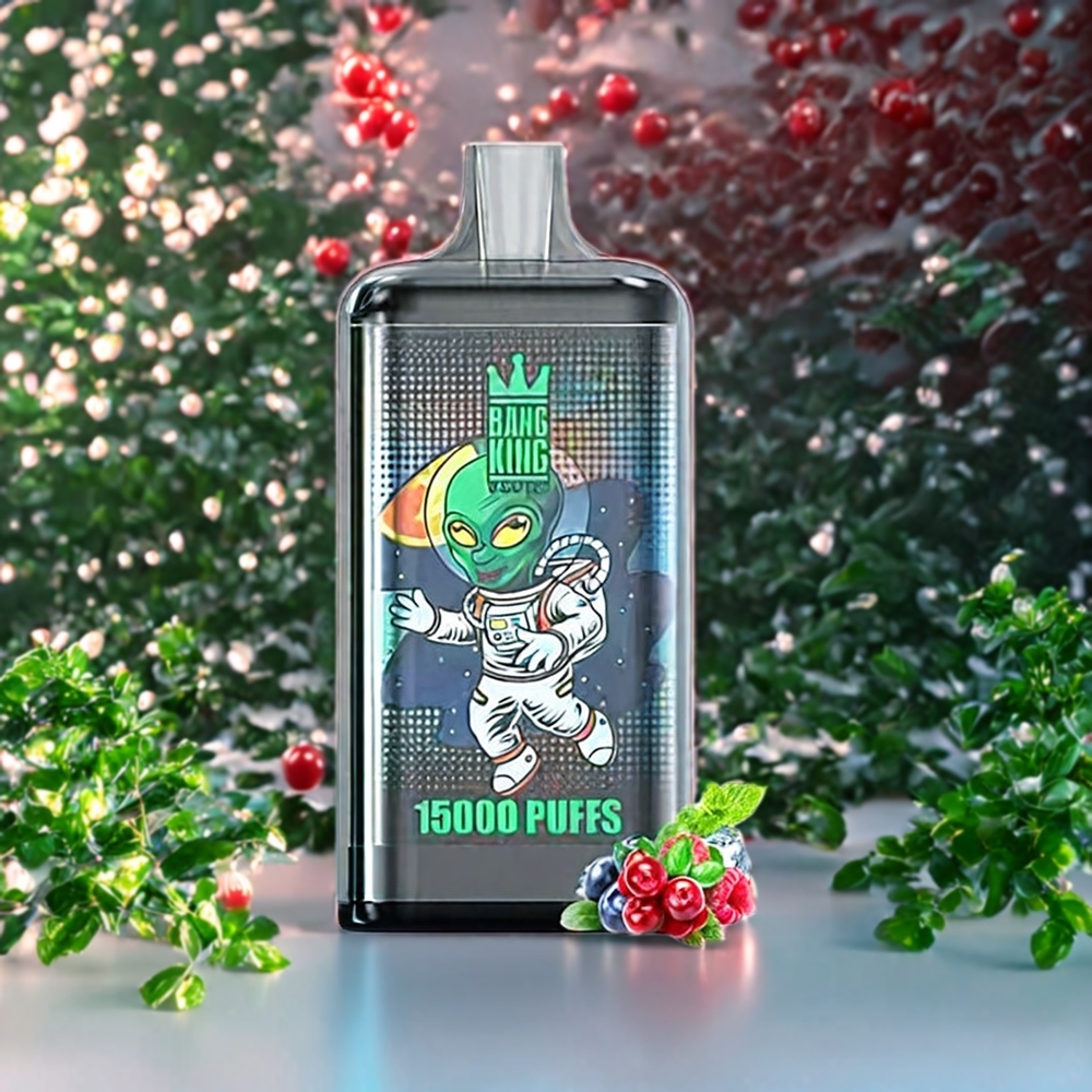 Suomi tukku Bang King 15000 Puffs 21ml 550 mAh Kolmen Marjan Jää Disposable Vape