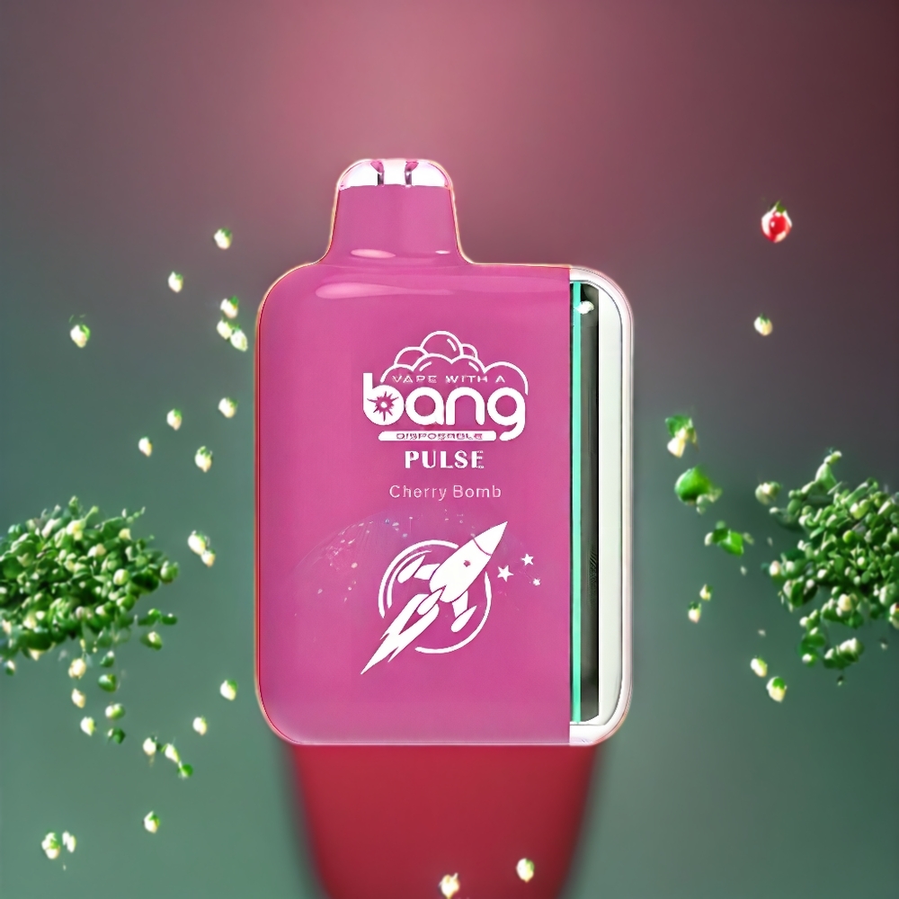 Suomi tukku Bang Pulse 18000 Puffs Disposable Vape Kirsikkapommi – Type-C, 650mAh, 26ml, 1.0 ohm Mesh Coil