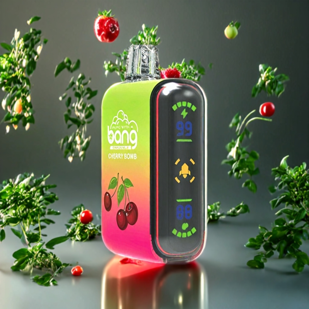 Suomi tukku Bang Rocket 18000 Puffs Disposable Vape Kirsikkapommi 26ml 650mAh