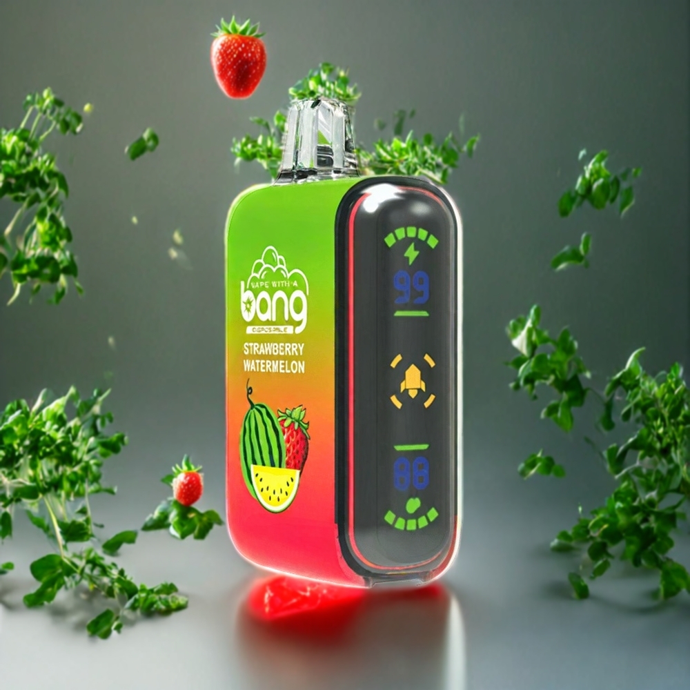 Suomi tukku Bang Rocket 18000 Puffs Disposable Vape Mansikka-Arbuusi 26ml 650mAh