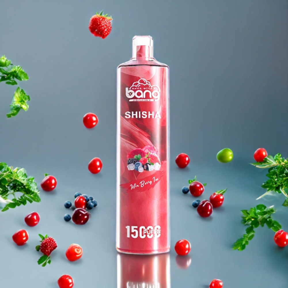 Suomi tukku Bang Shisha 15000 Puffs Disposable Vape Mix Marja-Jää 23ml Type-C 600mAh 0-5% Nikotiinia