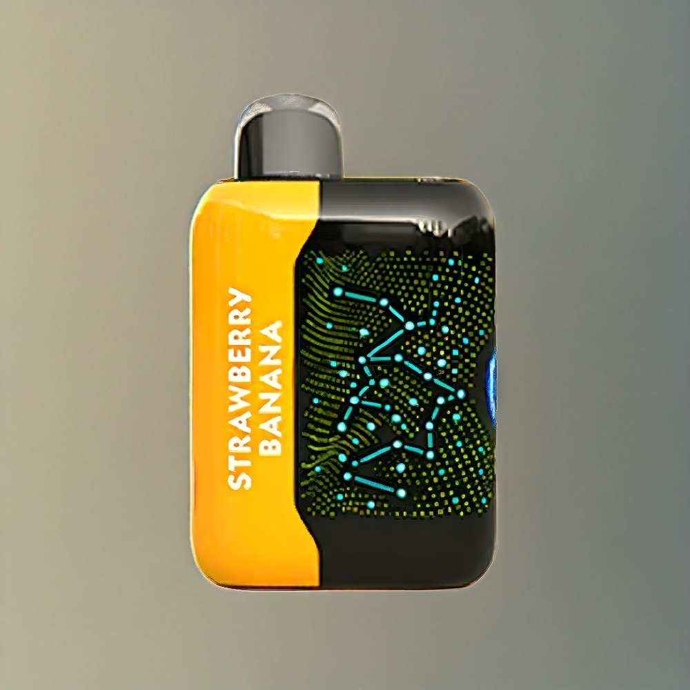 Suomi tukku Bang Starry 25000 Puffs 28ml Disposable Vape Mansikka-Banaani Type-C Fast Charging 800 mAh