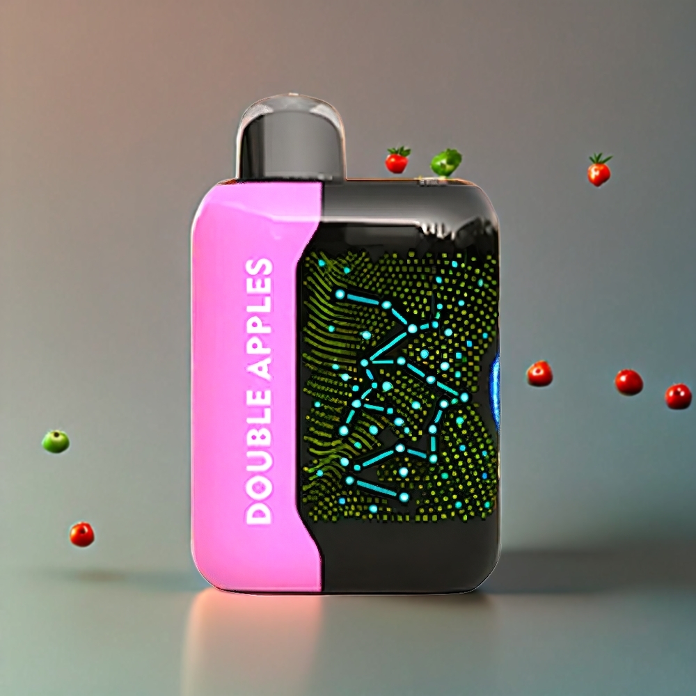 Suomi tukku Bang Starry 25000 Puffs Disposable Vape Double Apples – 28ml, 800mAh, Type-C Lataus