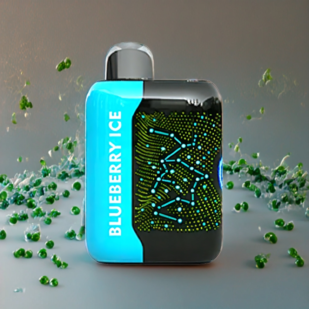 Suomi tukku Bang Starry 25000 Puffs Disposable Vape Sininen Vadelma Jää 28ml 800 mAh Type-C