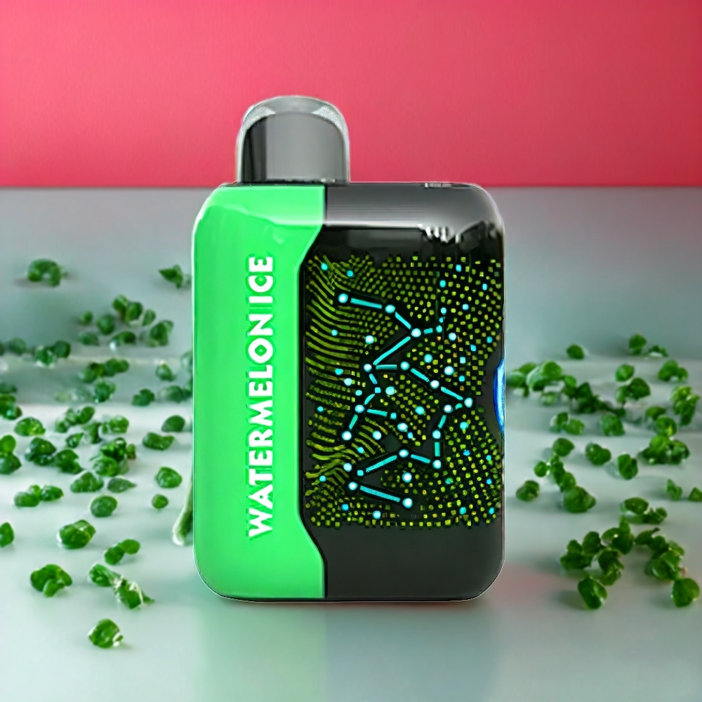 Suomi tukku Bang Starry 25000 Puffs Disposable Vape Vesimeloni-Jää 28ml/800mAh Type-C