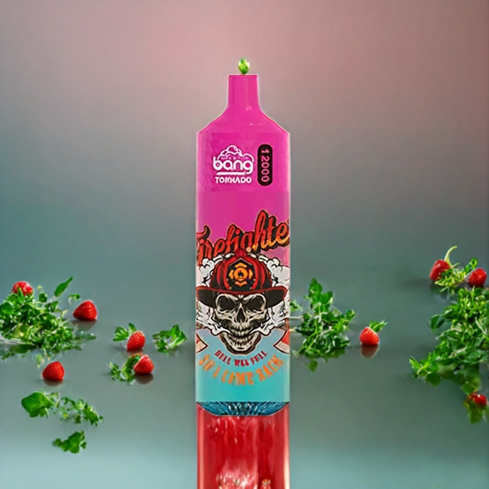 Suomi tukku Bang Tornado 12000 Puffs 23ml 650 mAh Disposable Vape Mansikka-Vesimeloni