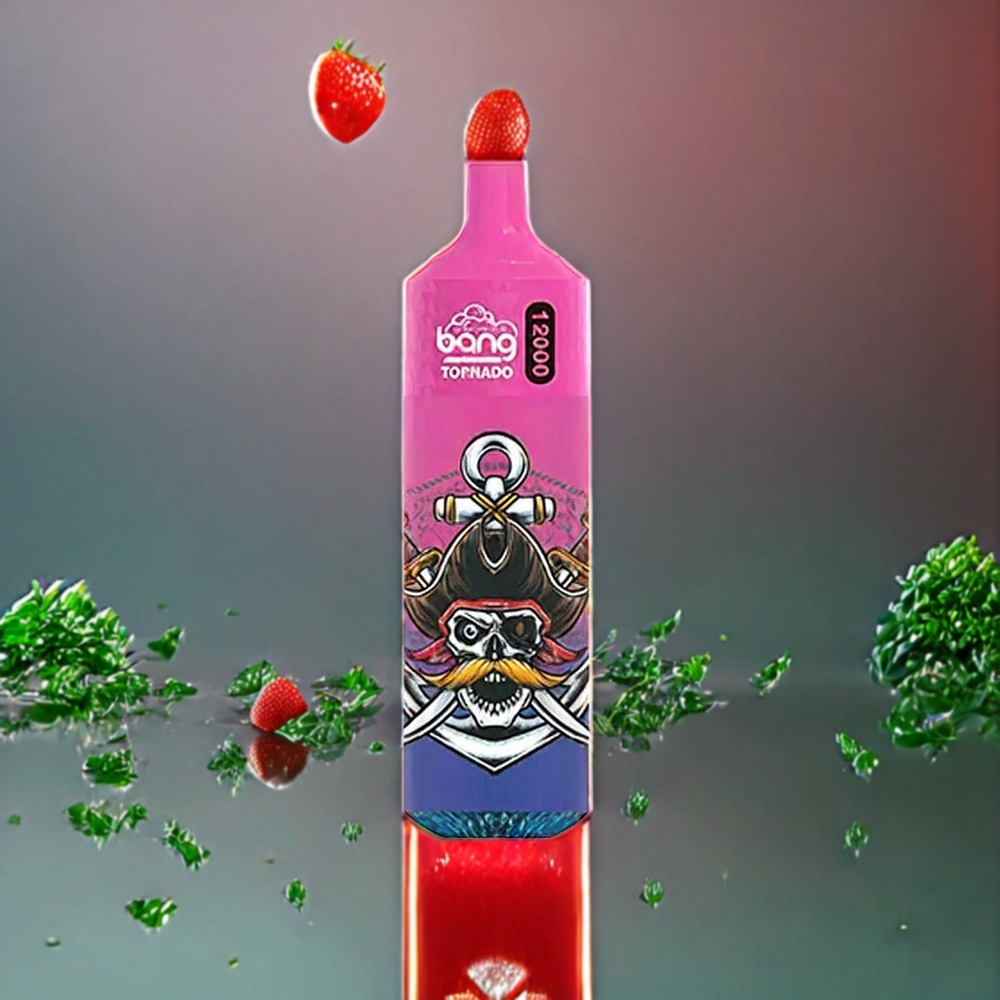 Suomi tukku Bang Tornado 12000 Puffs 23ml 650 mAh Mansikkamehu Disposable Vape