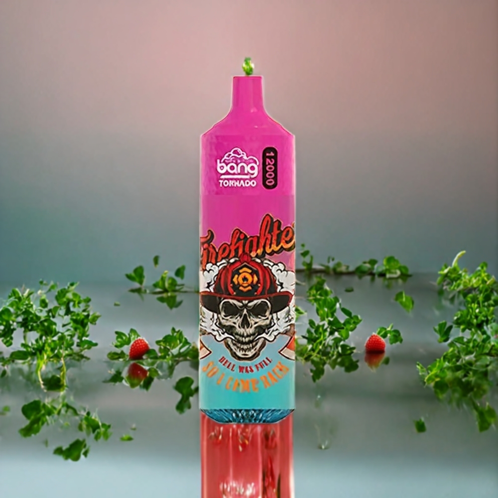 Suomi tukku Bang Tornado 12000 Puffs 23ml 650mAh Disposable Vape Mansikka-Arbuusi-Meloni
