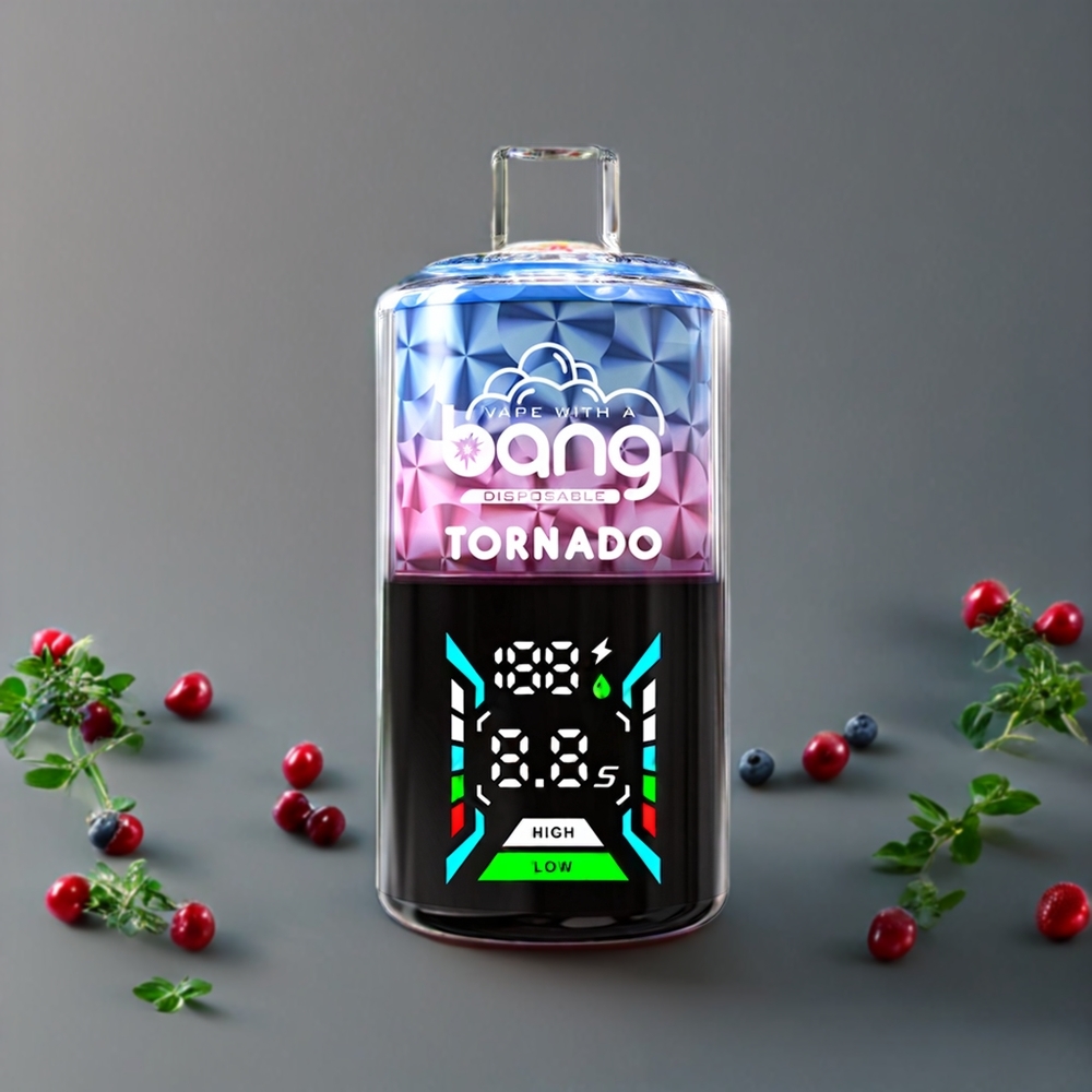 Suomi tukku Bang Tornado 40000 Puffs Disposable Vape 850mAh 40ml Mustikka-Vadelma