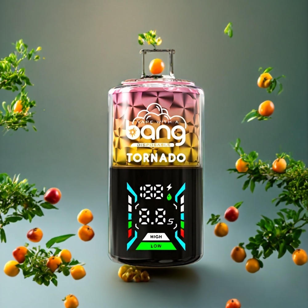 Suomi tukku Bang Tornado 40000 Puffs Disposable Vape Mango-Persikka 850mAh 40ml