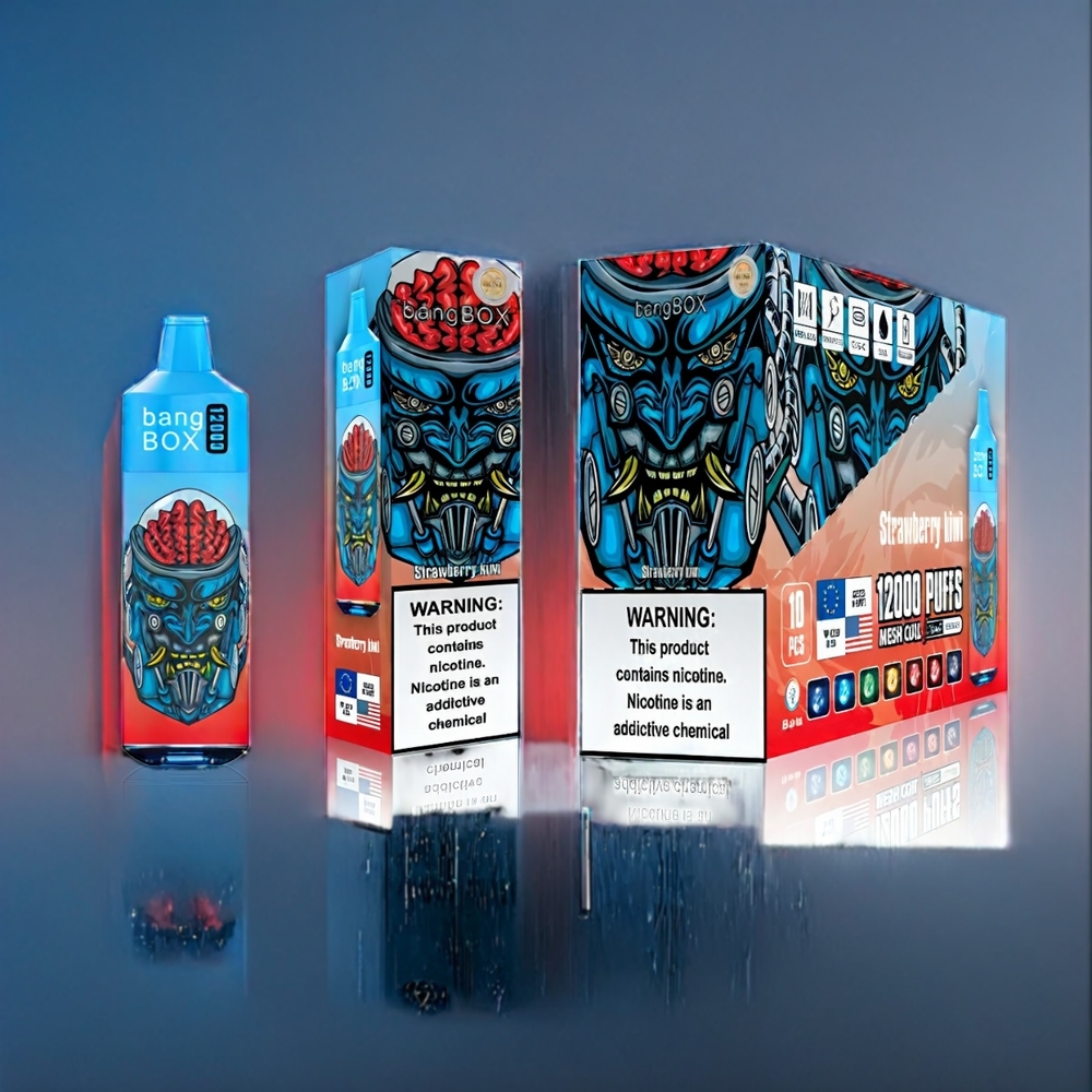 Suomi tukku Bang Box 12000 Puffs 23ML 650mAh TYPE-C Mansikka-Kiivi