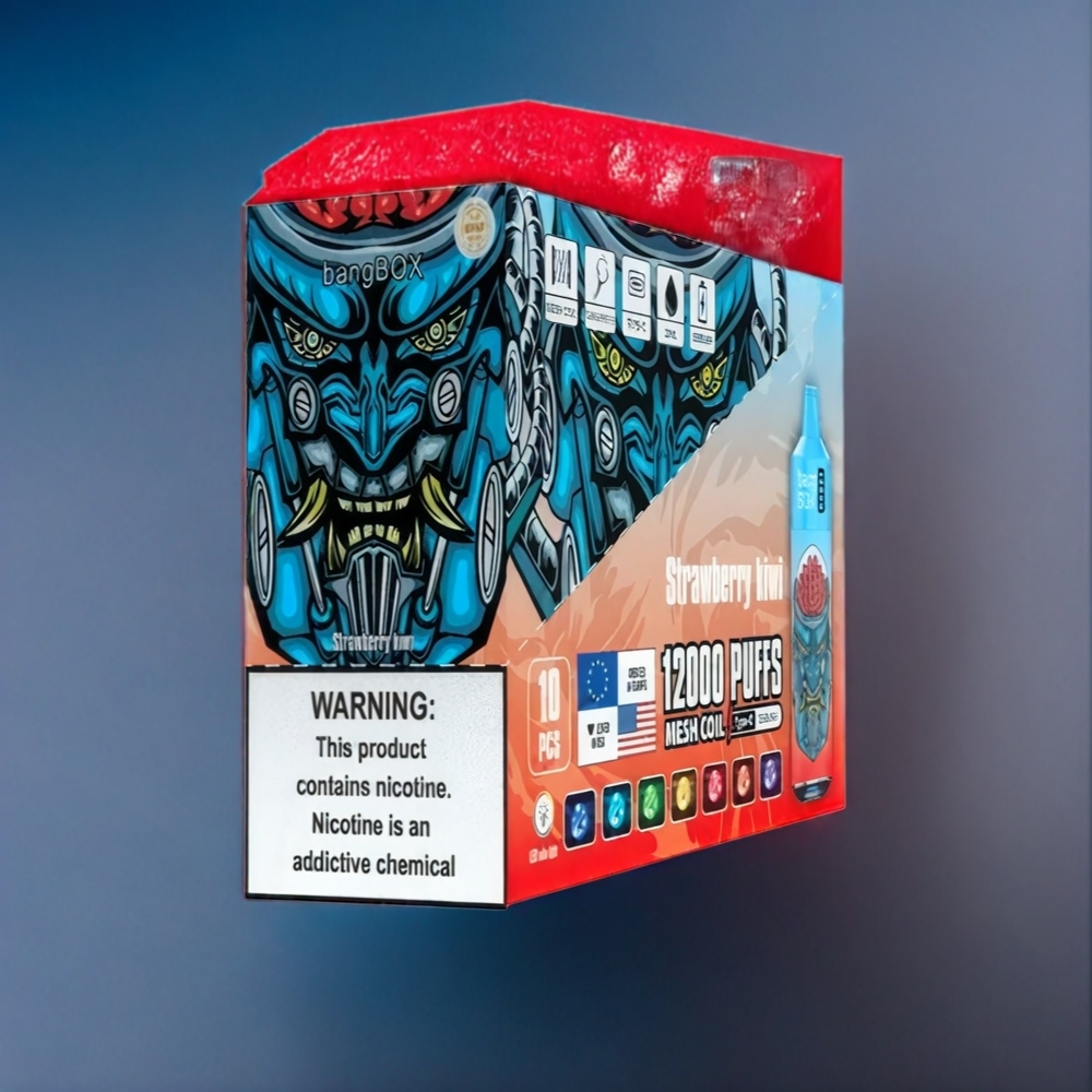 Suomi tukku Bang Box 12000 Puffs 23ML 650mAh TYPE-C Mansikka-Kiivi