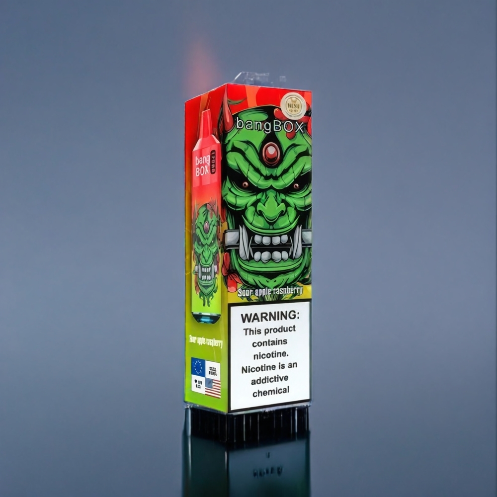 Suomi tukku Bang Box 12000 Puffs 23ML 650mAh TYPE-C Sour Apple Raspberry - 0%-2%-3%-5% Salt Nic - 1 Box 10 Pcs