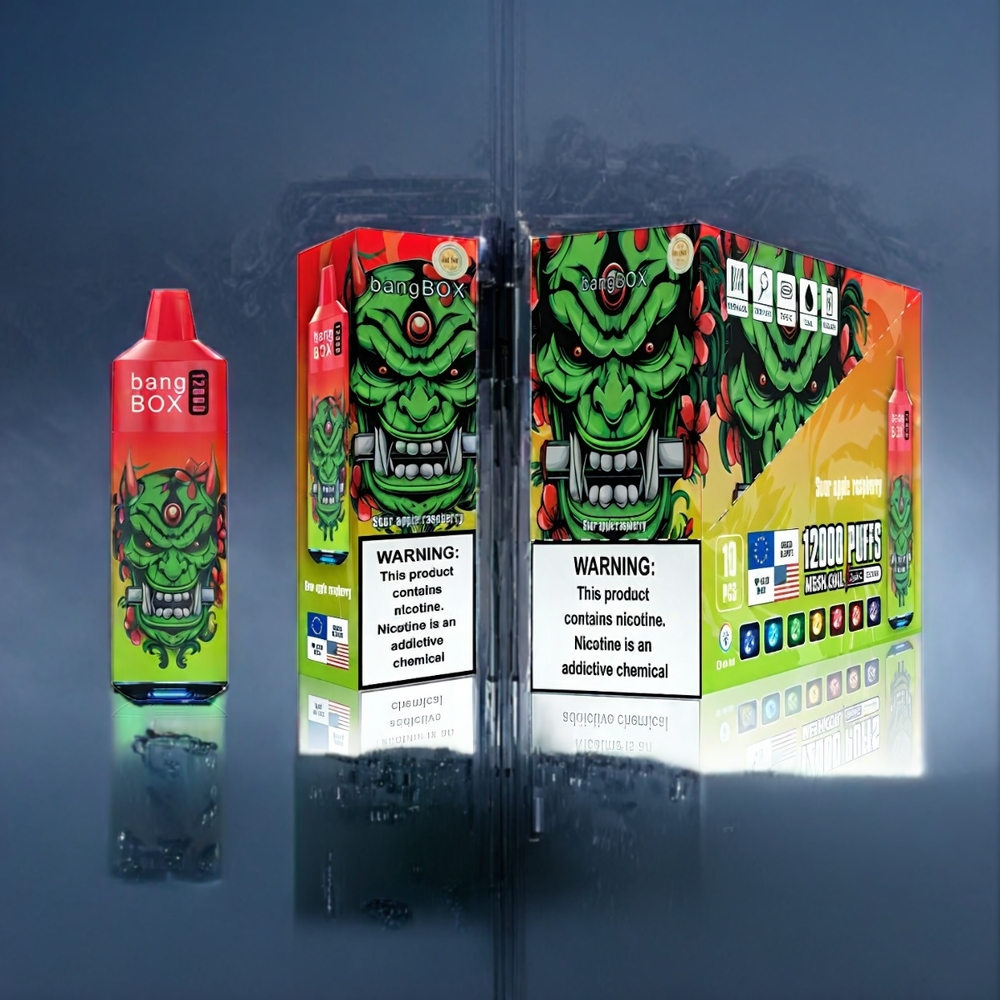Suomi tukku Bang Box 12000 Puffs 23ML 650mAh TYPE-C Sour Apple Raspberry - 0%-2%-3%-5% Salt Nic - 1 Box 10 Pcs