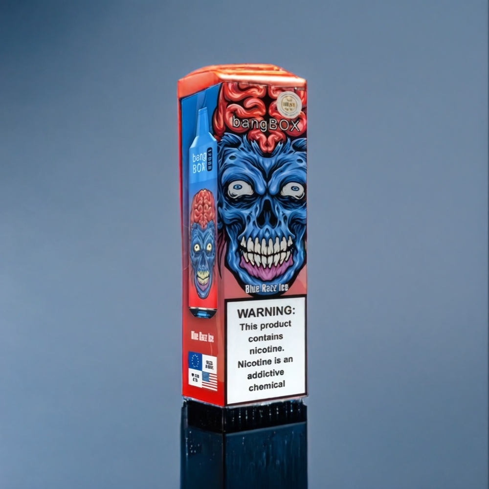 Suomi tukku Bang Box 12000 Puffs 23ML 650mAh Type-C Sininen Vadelma Jää