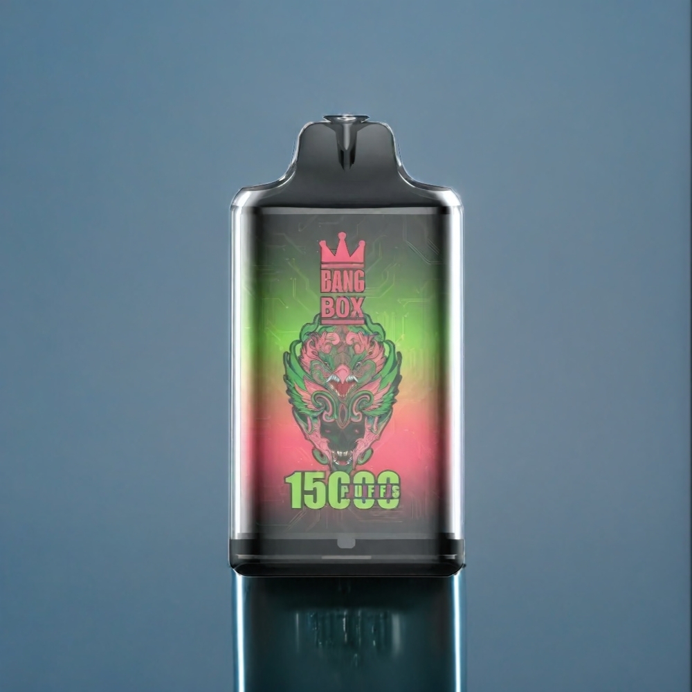 Suomi tukku Bang Box 15000 Puffs 23ml 0%-5% Nikotiini Mansikka-Vesimeloni 650mAh TYPE-C 1 laatikko 10 kpl