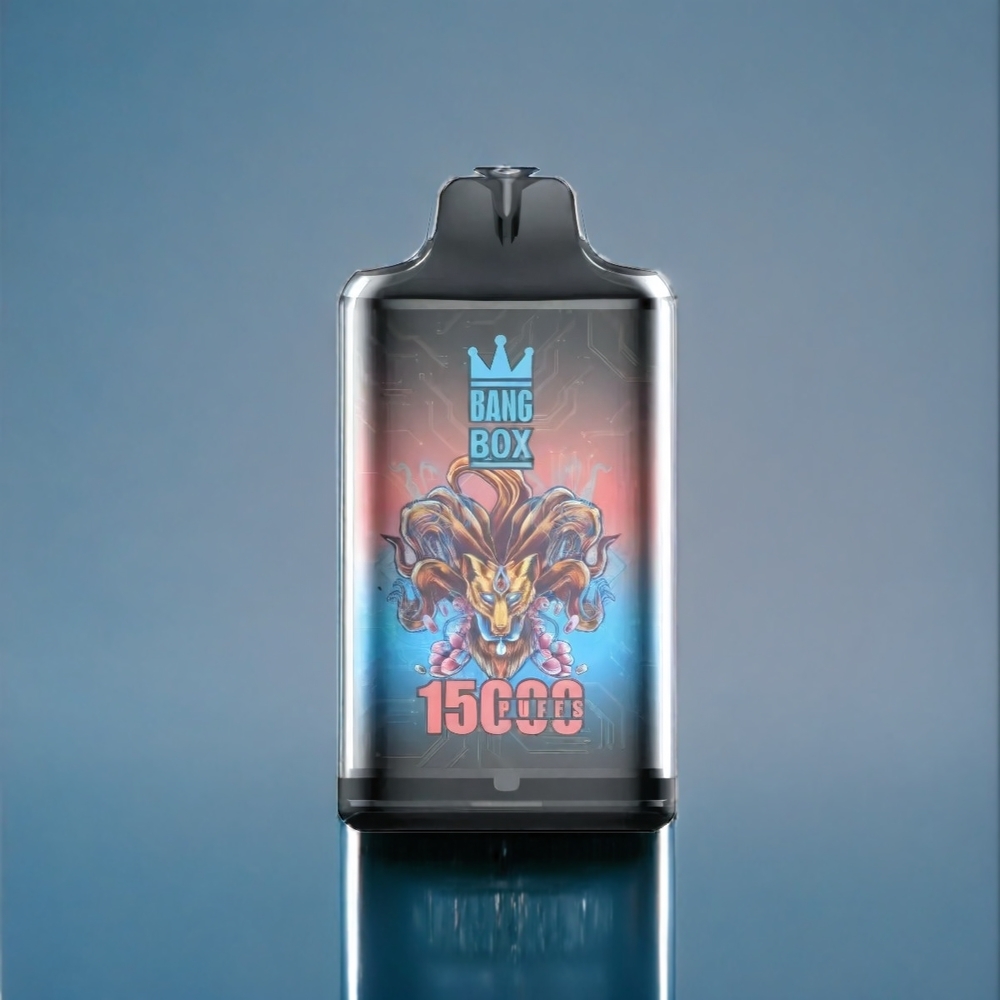 Suomi tukku Bang Box 15000 Puffs Persikka-Jää 23ml 0%/2%/3%/5% 650mAh TYPE-C 1 box 10 pcs