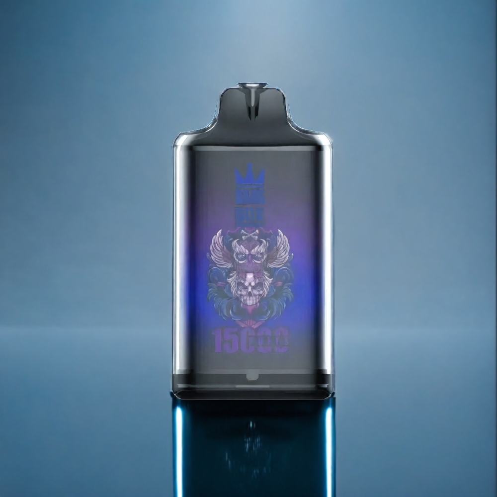 Suomi tukku Bang Box 15000 Puffs Vape Musta Lohikäärme Jää 23ml 5% Nikotiini 650mAh TYPE-C 1 laatikko 10 kpl