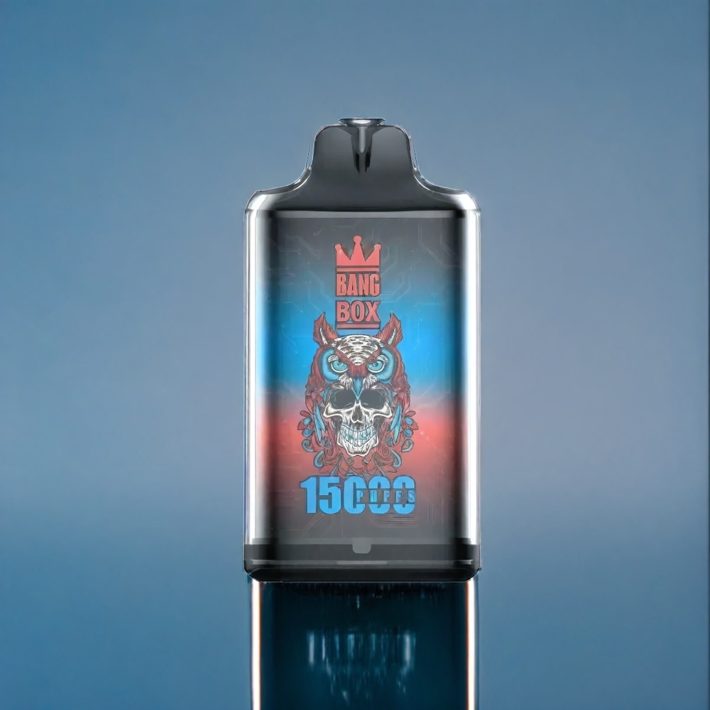 Suomi tukku Bang Box 15000 Puffs Vape Sininen Vadelma-Jää 23ml 5% Nikolaiini 15000 Tupahdus TYPE-C 10 kpl/laatikko