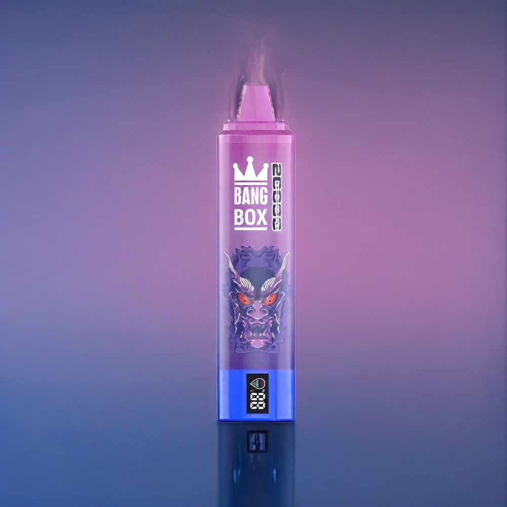 Suomi Tukku Bang Box 20000 Puffs 35ml 850mAh Mesh Coil Vape Viinijää (Grape Ice)