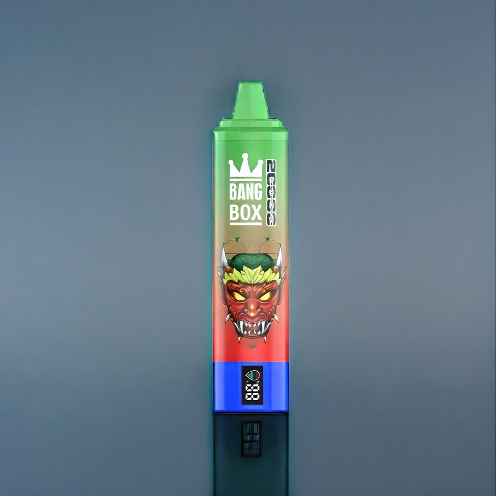 Suomi tukku Bang Box 20000 Puffs 35ml Mansikka-Vesimeloni 0%-5% Nikotiini 850mAh Ladattava Öljy/Teho Näyttö