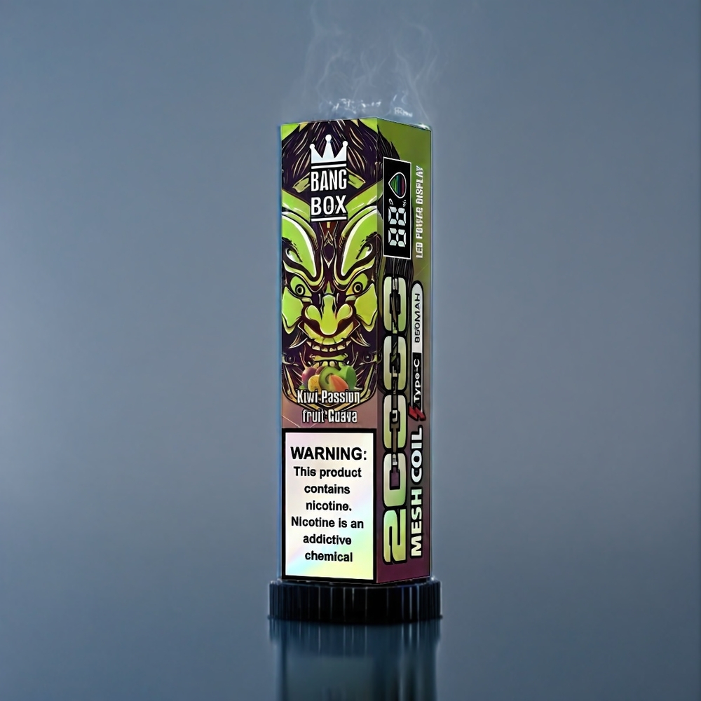Suomi tukku Bang Box 20000 Puffs 35ml Mesh Coil 12 Flavors Kiivi Passiohedelmä Guava