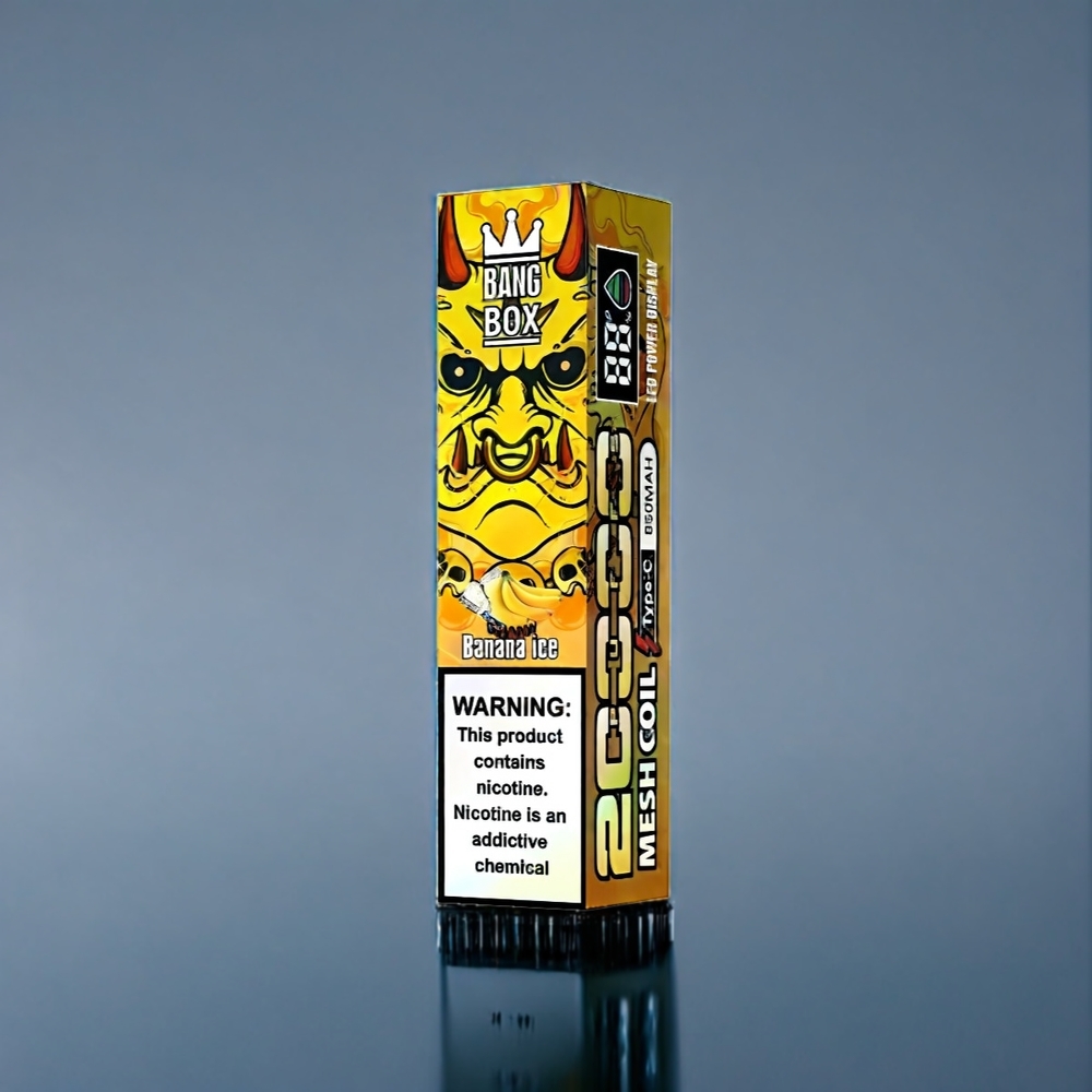 Suomi tukku Bang Box 20000 Puffs Banääjäjää 0% 2% 3% 5% Nikotiini 35ml Nestemäärä 850mAh Ladataverkko