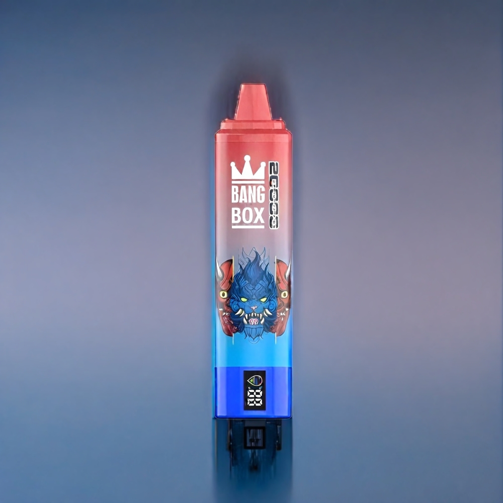 Suomi tukku Bang Box 20000 Puffs Vape Blue Razz Ice 35ml 850mAh Mesh Coil 0-5% Nikotiinia 12 Flavors