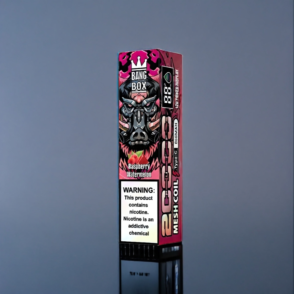 Suomi tukku Bang Box 20000 Puffs Vape Vadelma-Arbuusi 0-5% Nikotiinia 35ml 12 Makua Älyikkään Näytön Mesh Käämilla