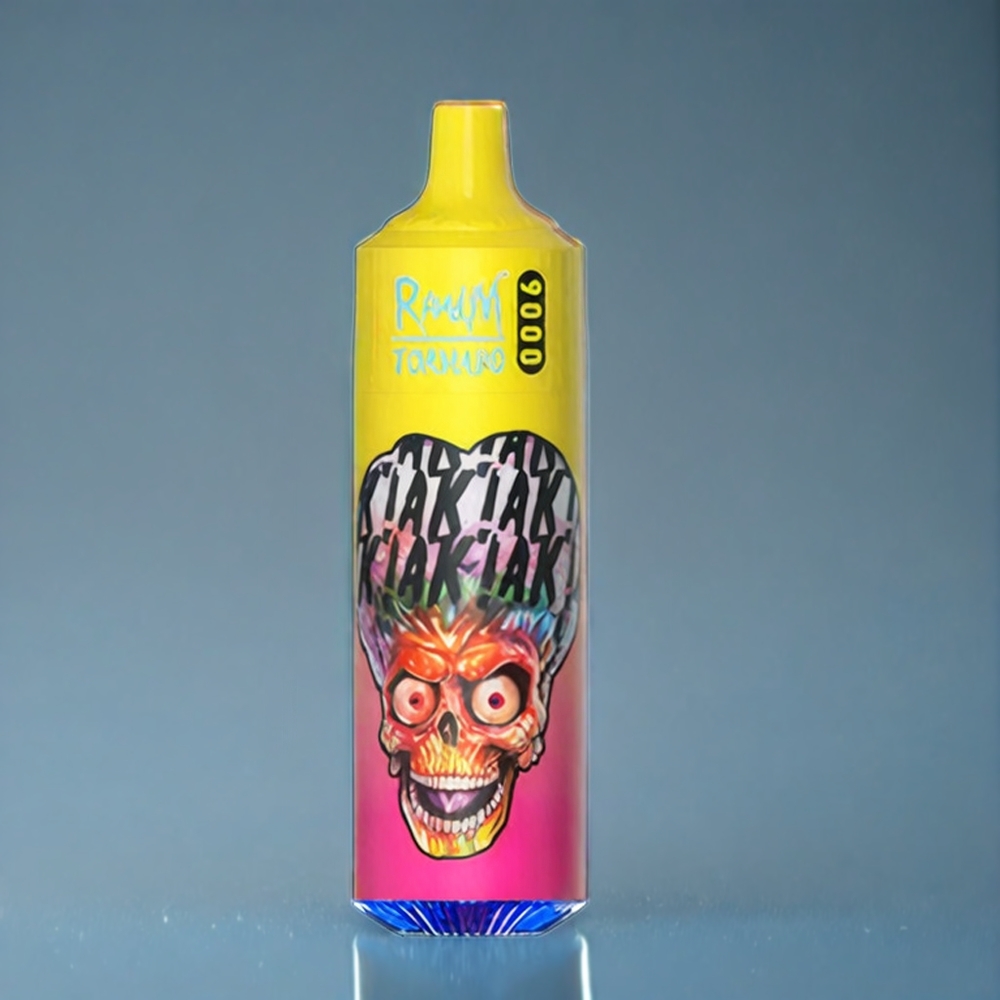 Suomi tukku RandM Tornado 9000 Puffs Mesh Coil 850mAh 18mL RGB Display Peachy Mango Pineapple