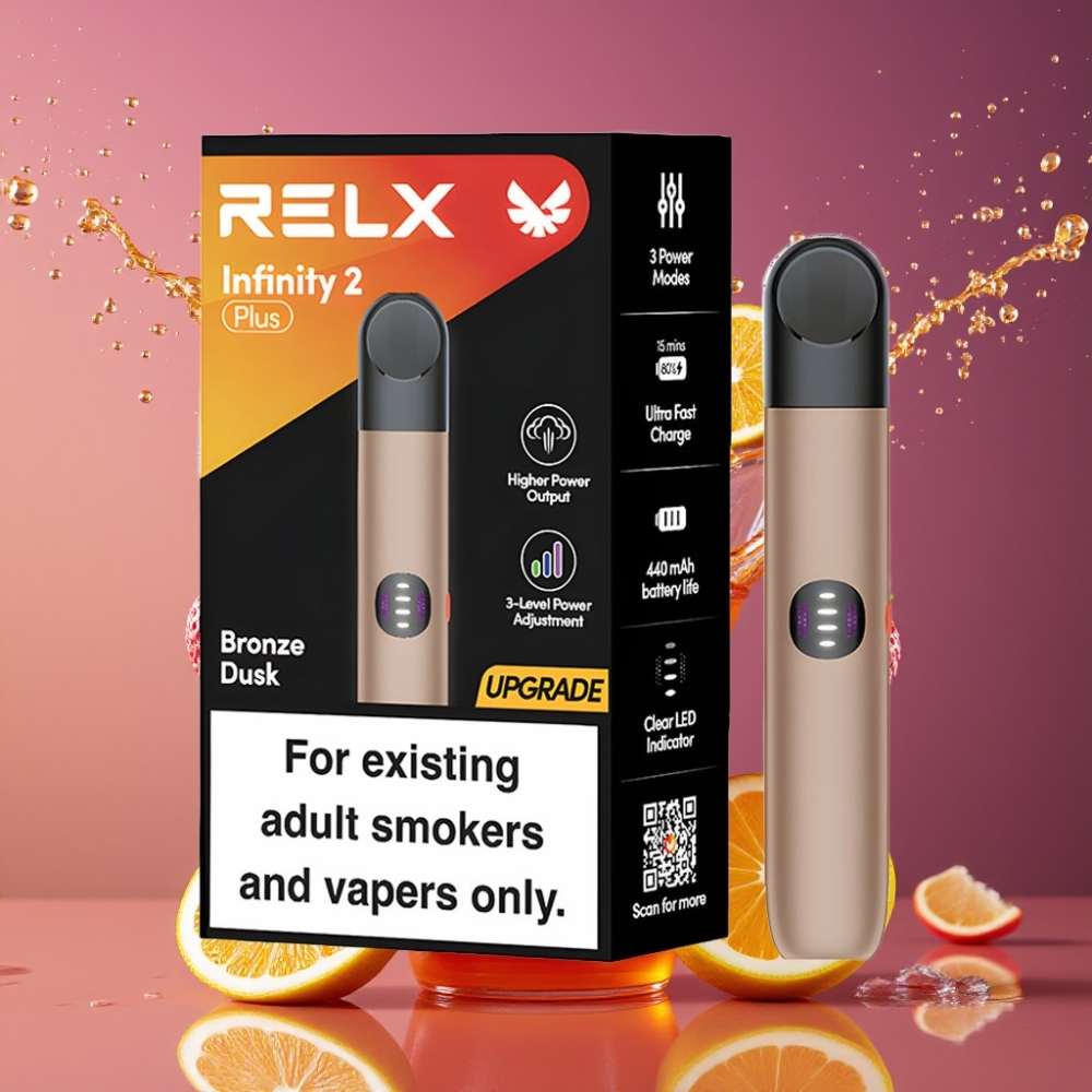 Suomi tukku RELX Infinity 2 Plus Device 10W Type-C 1.9ml Pronssi Ilta