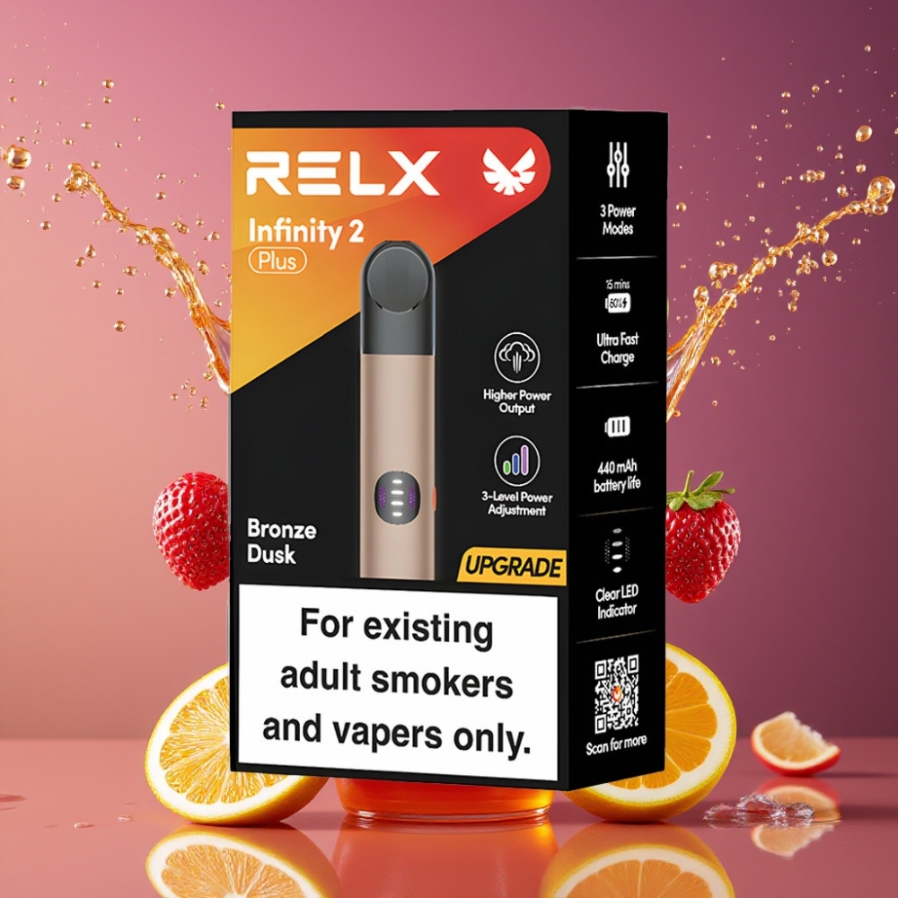 Suomi tukku RELX Infinity 2 Plus Device 10W Type-C 1.9ml Pronssi Ilta