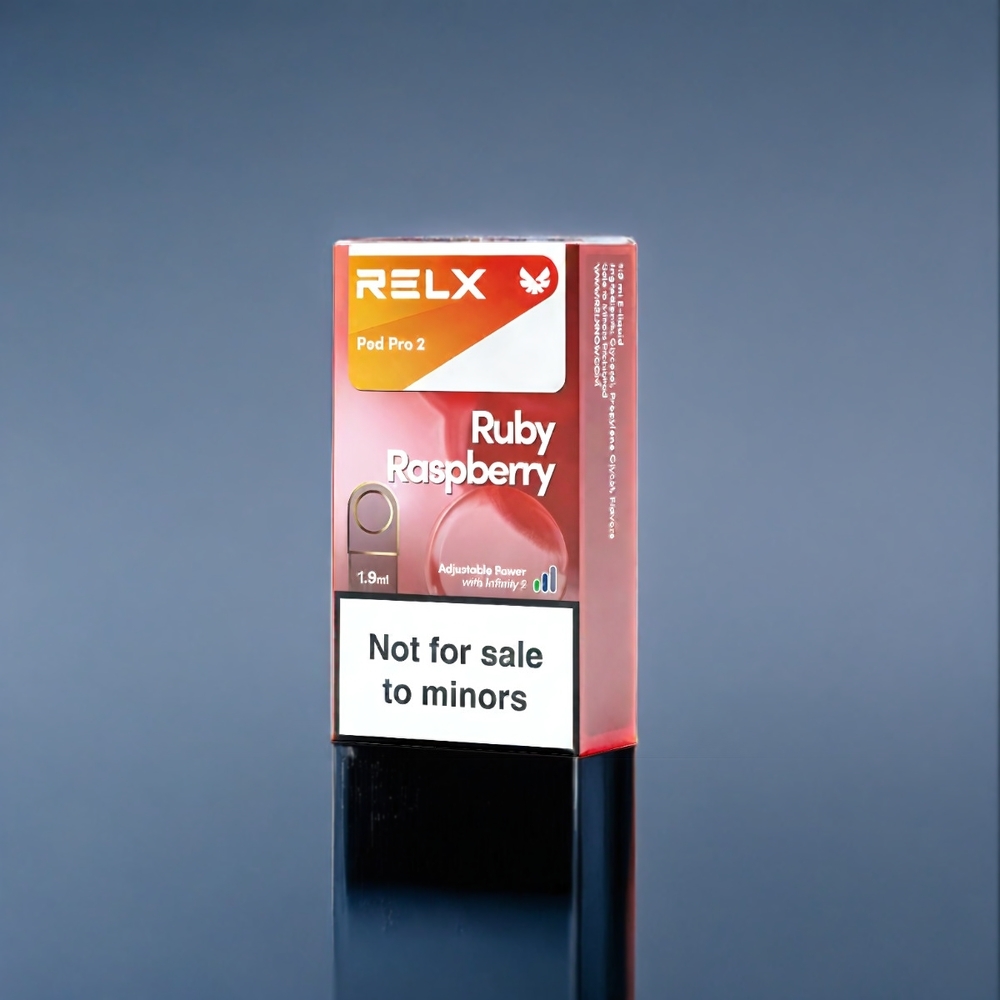 RELX Pod Pro 2 Suomi Tukku – Sininen Vadelma, 3% & 5% Nikotiinia, 600 Tupaa, 1.9ml, 2/3 Kapselia/Pakkaus, 3 Jänniteasetusta (Eco/Smooth/Boost)