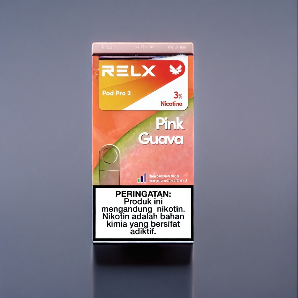 Suomi tukku RELX Pod Pro 2 1.9ml 600 puffs 3%/5% Pink Guava 2/3 pods Boost/Smooth/Eco Modes