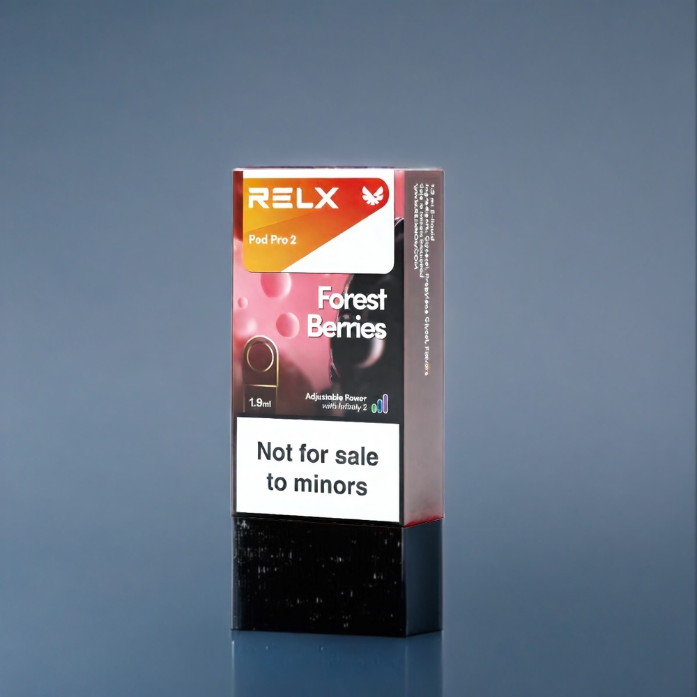 Suomi tukku RELX Pod Pro 2 Vape 600 puffs 1.9ml 3%/5% Nikotiinia MetsänMarjat 2/3 pods/pack Eco/Smooth/Boost Mode