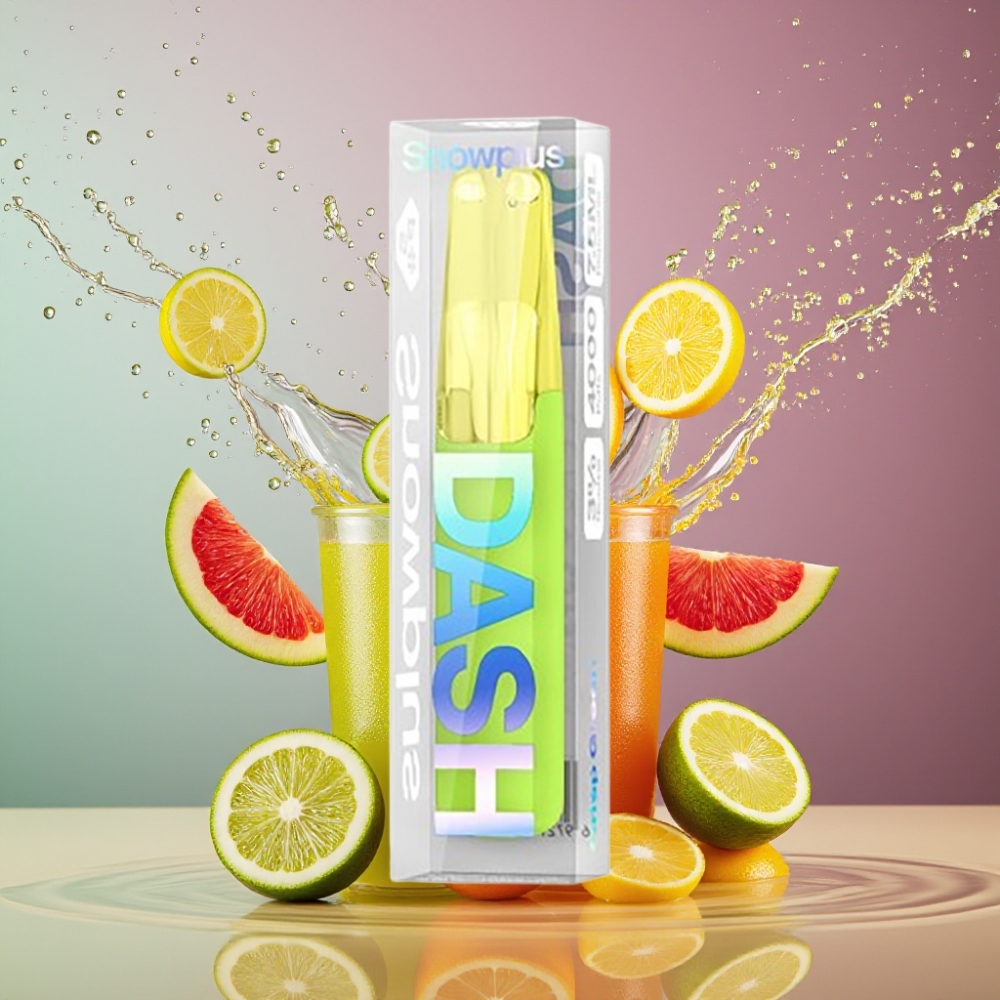 Snowplus Dash 4000 Puffs Disposable Device Crisp Green Suomi tukku – 7.5 ml, 530 mAh, 4000 Puffs