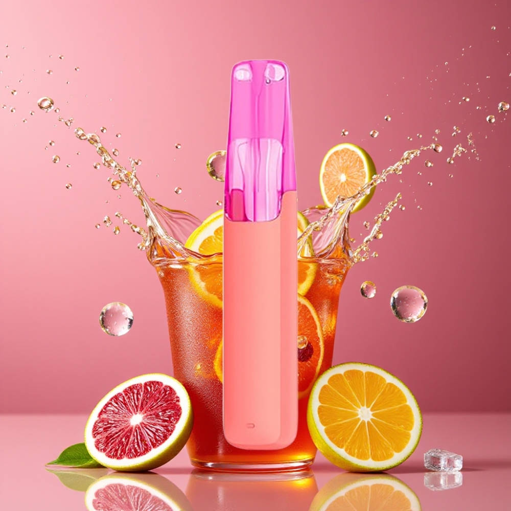 Snowplus Dash 4000 Puffs Disposable Device Hibiscus Ice Tea Suomi tukku – 7.5 ml, 530 mAh, 4000 Puffs