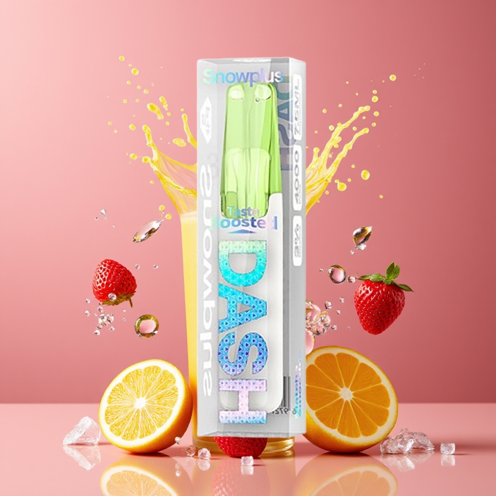 Snowplus Dash 4000 Puffs Disposable Device Matcha Smoothie Suomi tukku - 7.5 ml, 530 mAh, 4000 Puffs