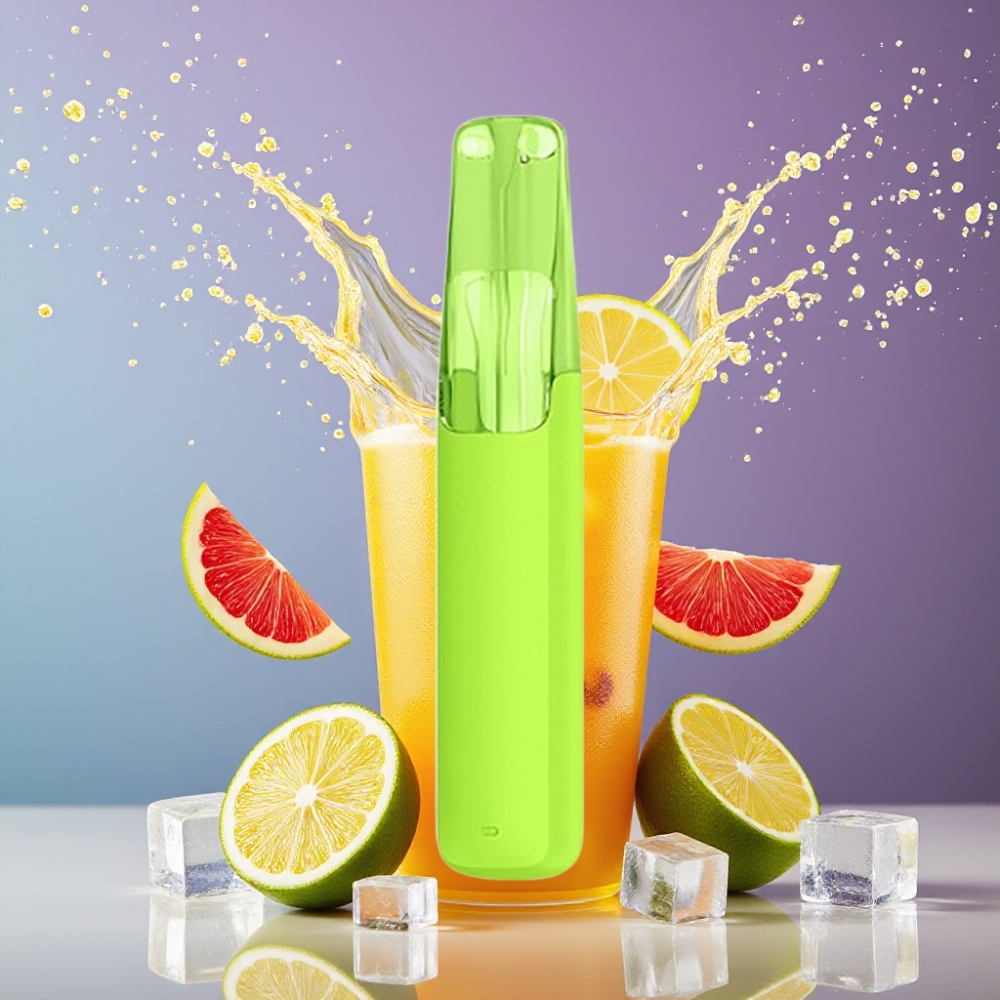 Snowplus Dash 4000 Puffs Disposable Device Suomi tukku 7.5 ml / 530 mAh Ceramic Atomizer Sitruuna-Lime-Jää
