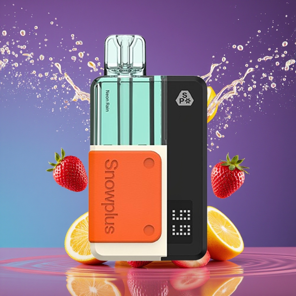 Snowplus Swift 5000 Puffs Prefilled Pod Kit Neon Sade & Lumivalkea – Suomi Tukku – 1000 mAh, 2+10 ml, 2% Nikotiinia