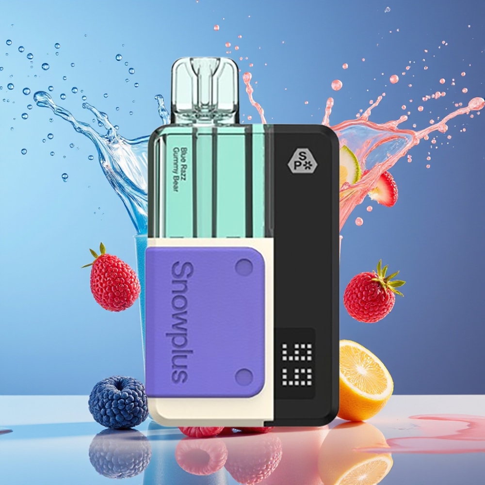 Snowplus Swift 5000 Puffs Prefilled Pod Kit Suomi Tukku – 1000 mAh, 2+10 ml, 2% Nikotiinia, Dual Mesh, Sininen Vihreä Karhu