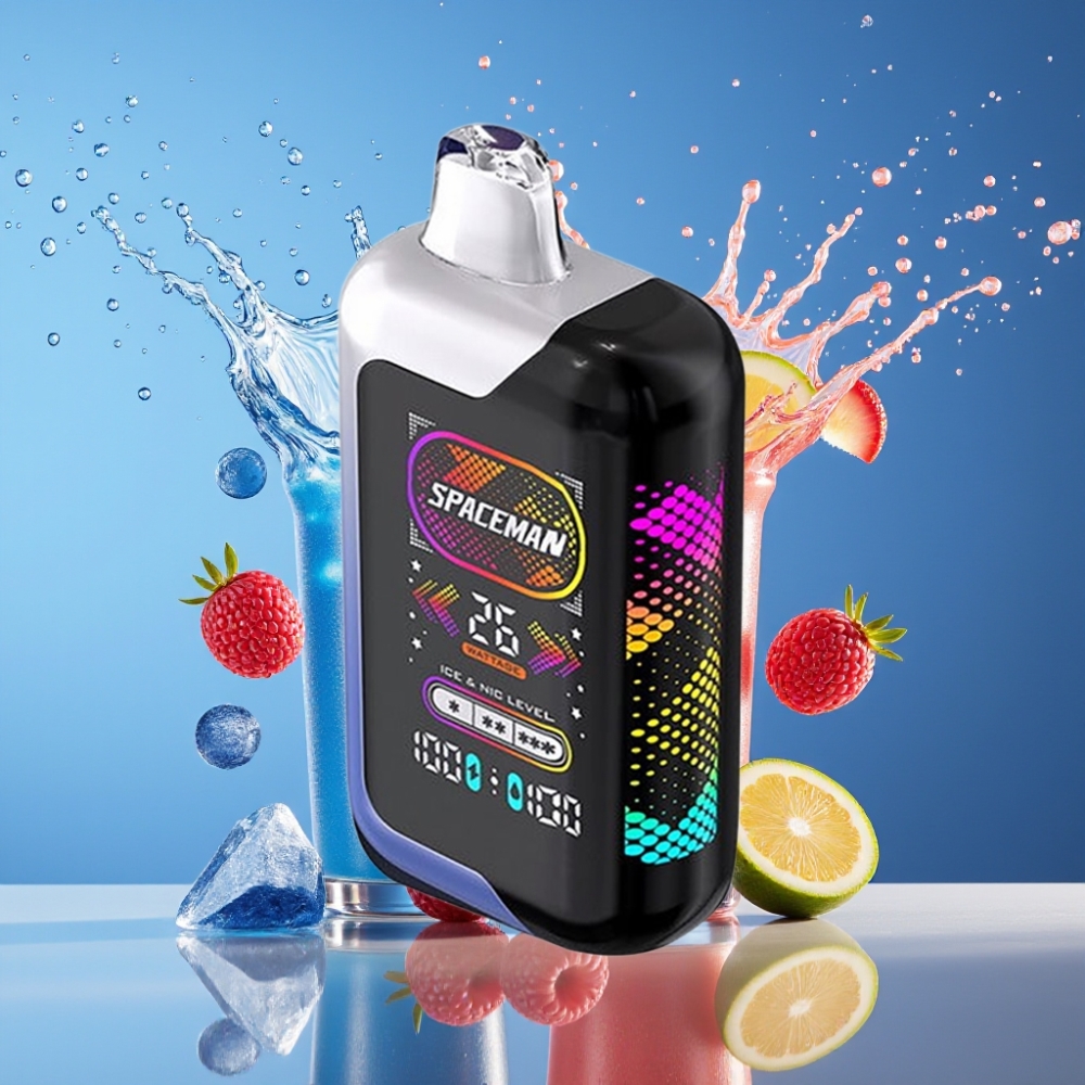 SPACEMAN SP40000 Suomi tukku Disposable Vape 20ml/1000mAh 50mg/ml Blue Razz Ice