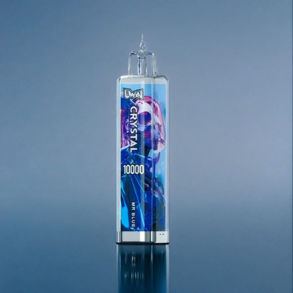 Suomi tukku UWIN Crystal 10000 Puffs 18ml Type-C RGB Light Herra Sininen