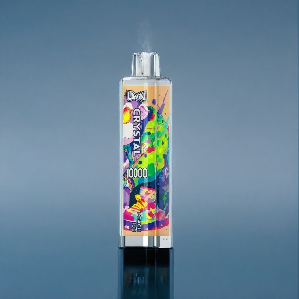 Suomi tukku UWIN Crystal 10 000 Puffs 18ml Persikka-Jää Type-C 650mAh RGB