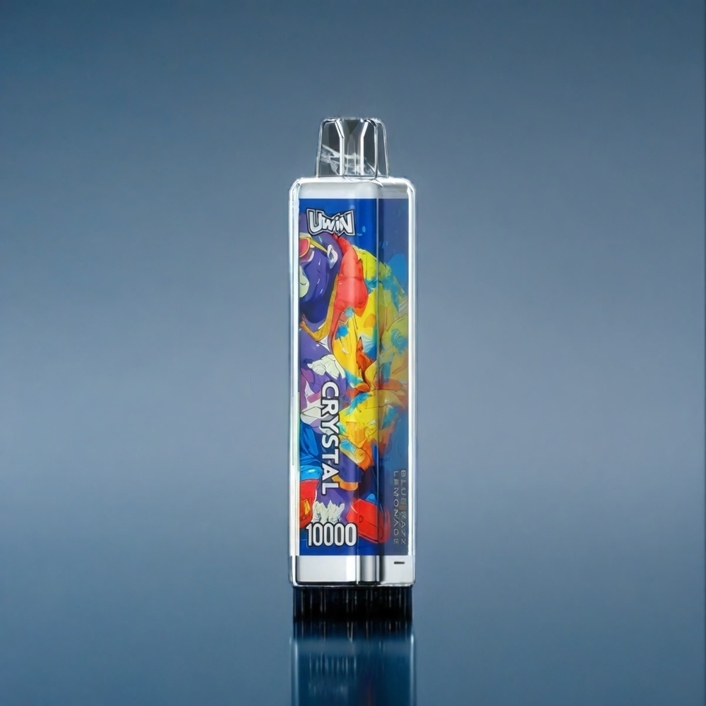 UWIN Crystal 10000 Puffs Suomi Tukku – 18ml, 0.8 Ohm Mesh, Type-C Lataus, Sininen Vadelma-Limsa (Blue Razz Lemonade)