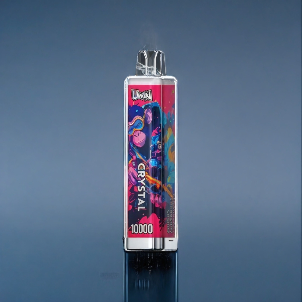 UWIN Crystal 10000 Puffs Suomi Tukku 18ml Type-C 0.8 Ohm RGB-mansikka-karpalo-kirsikka