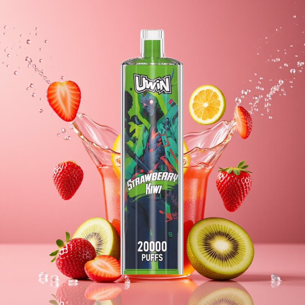 Suomi tukku Uwin Shisha Hookah Crystal 20000 Puffs 22ml Type-C Mesh Coil 650mAh Mango-Vadelma
