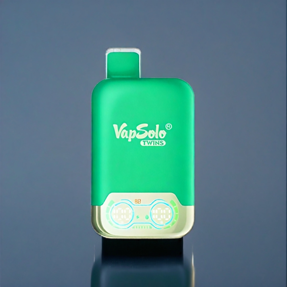 Suomi tukku - Vapsolo Twins 20000 Puffs 40 ml Type-C 2-tankinen Mustikkapensasmustaherukka & Greippi Virkistäjä