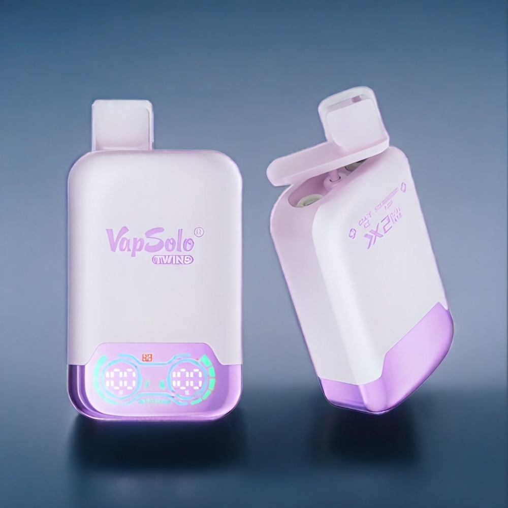Suomi tukku Vapsolo Twins 20000 Puffs Kaksoistankki 40ml Type-C - Viinijää & Mansikka-Kiivi