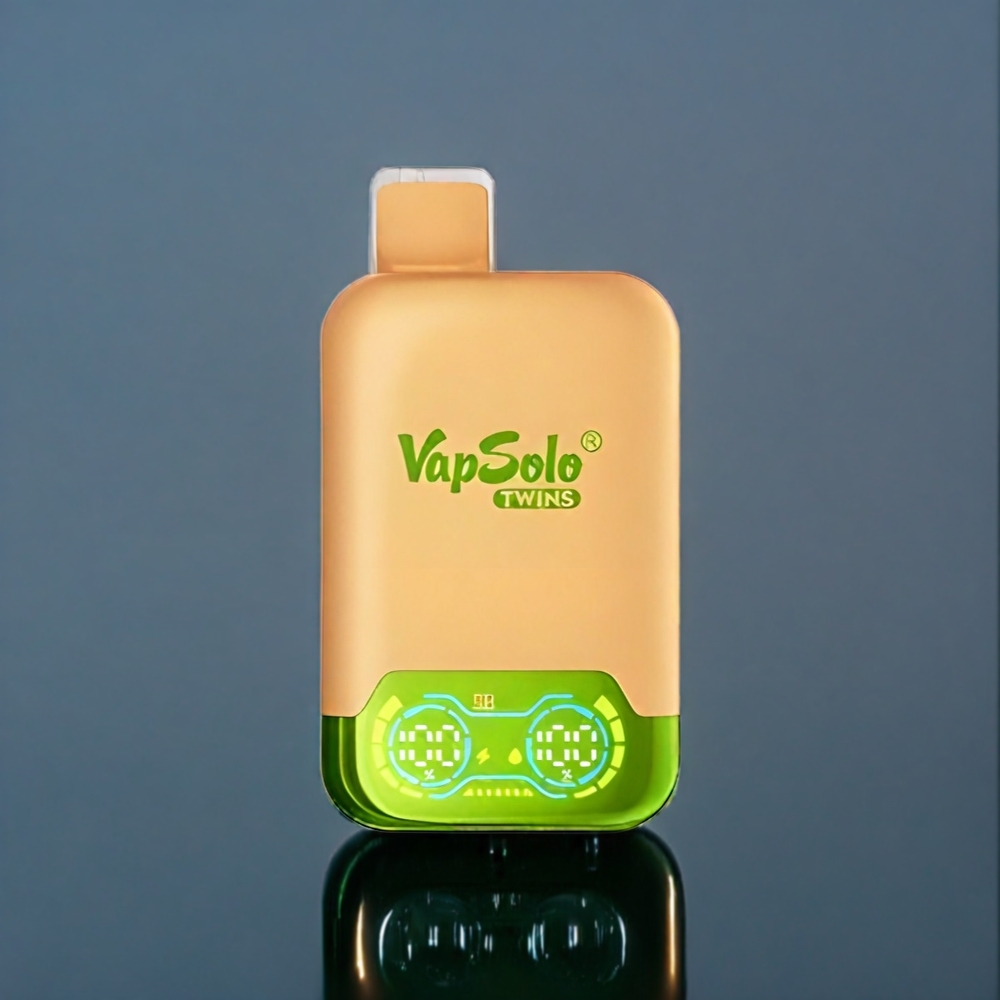 Suomi tukku Vapsolo Twins 20000 Puffs Vape 40ml 2-tankki Type-C Appelsiini Mango Vesimeloni & Red Bull